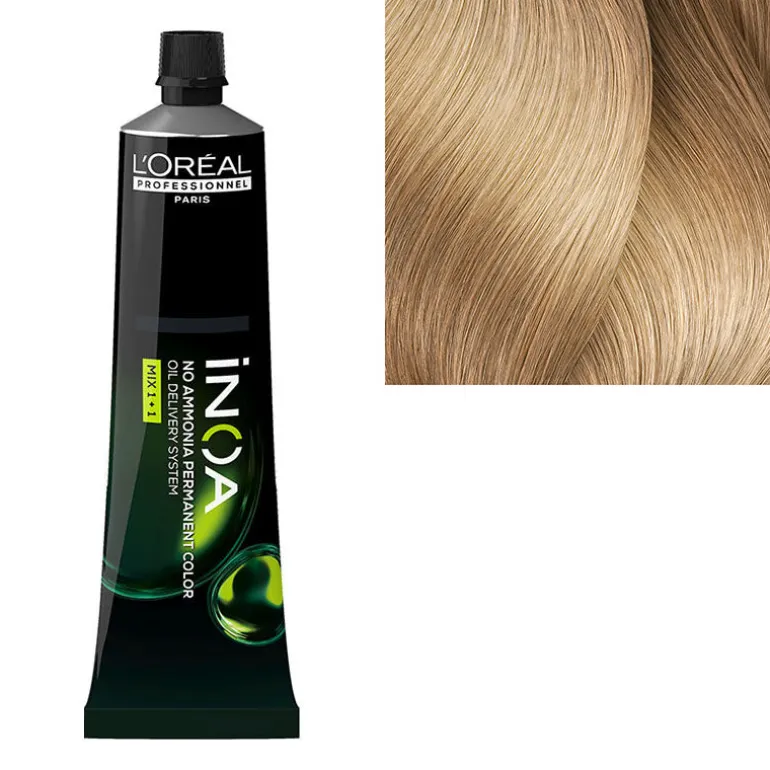 Coloration sans ammoniaque Inoa 10 blond très très clair fondamentale