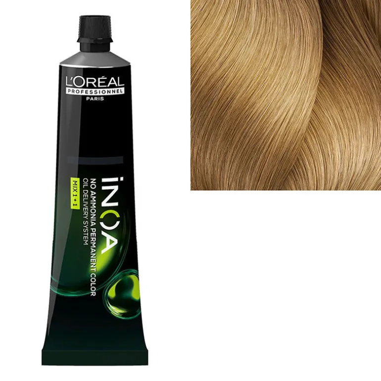 Coloration sans ammoniaque Inoa 9.3 blond très clair doré