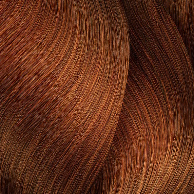 Coloration sans ammoniaque Inoa 7.43 blond cuivré doré