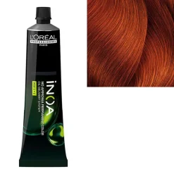 Coloration sans ammoniaque Inoa 6.46 blond foncé cuivré rouge