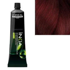 Coloration sans ammoniaque Inoa 5.60 châtain clair rouge intense