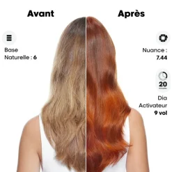 Coloration ton sur ton Dia Color 8.1 blond clair cendré
