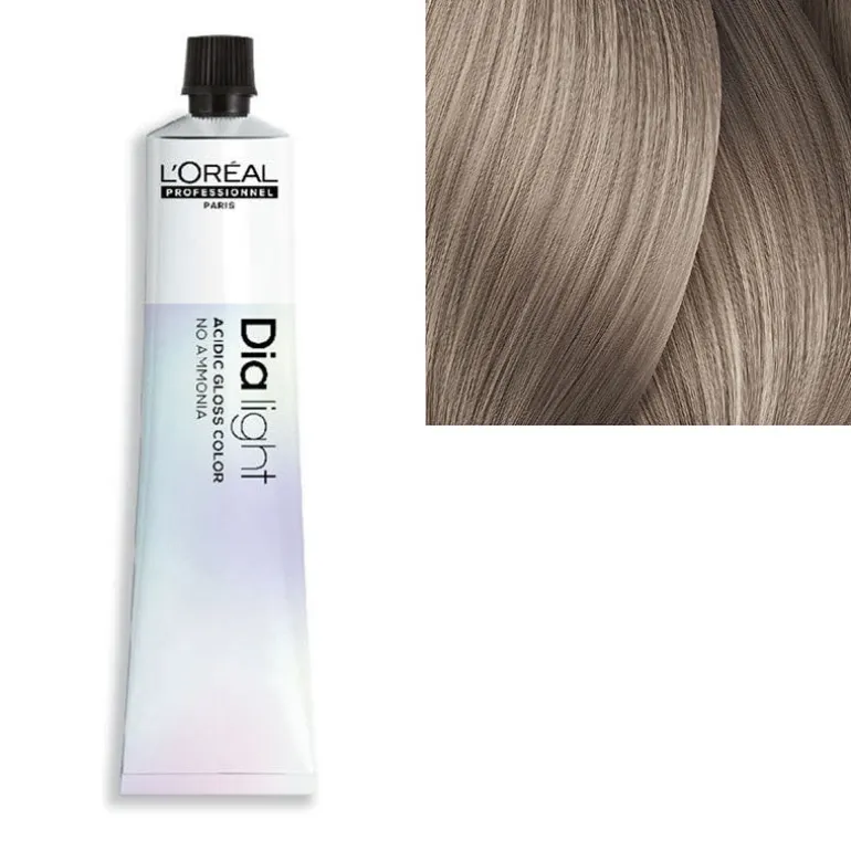 Coloration ton sur ton Dialight Acidic Gloss Color 9.82 milkshake blond très clair moka irisé