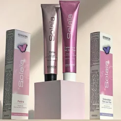 Coloration ton sur ton Solaïa 6.34 blond foncé doré cuivré