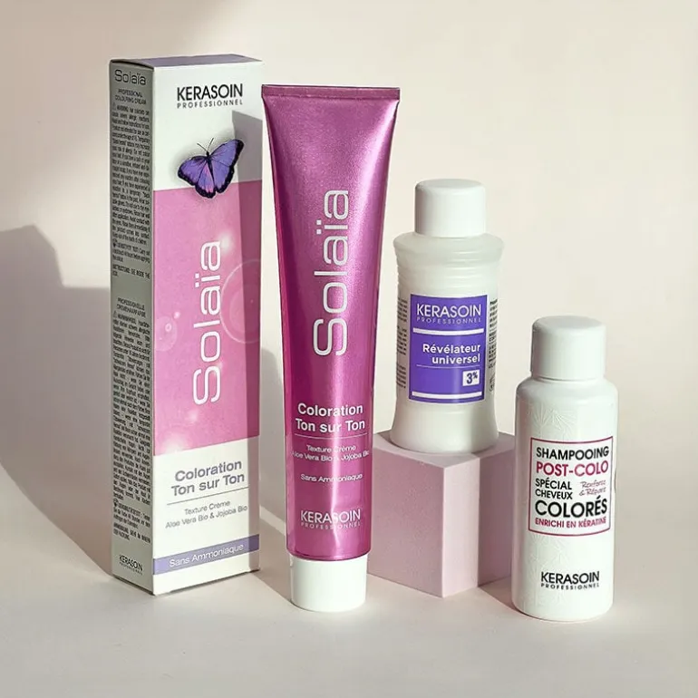 Coloration ton sur ton Solaïa 9.0 blond très clair