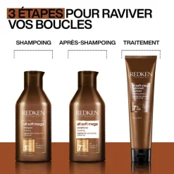 Conditioner pour cheveux bouclés à crépus All Soft Mega Curls