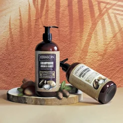 Conditionneur cheveux bouclés frisés Argan & Karité