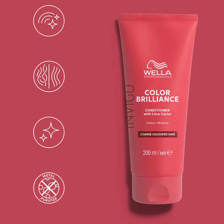 Conditionneur cheveux colorés et épais Invigo Color Brilliance 1000ml