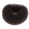 Couronne chignon donuts 6 cm brun