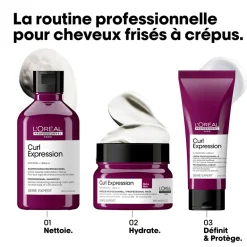 Crème hydratante sans rinçage pour cheveux bouclés Curl Expression