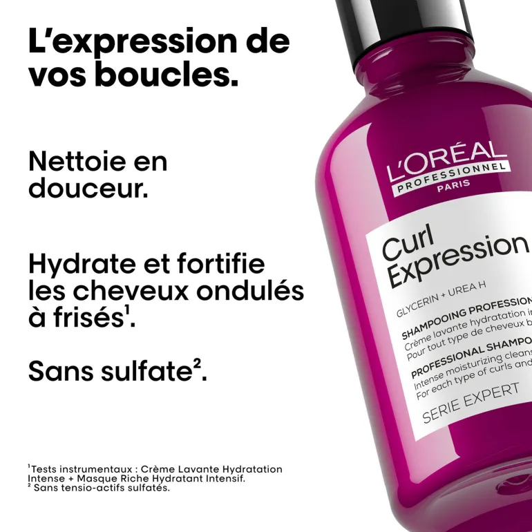 Crème lavante hydratation intense pour cheveux bouclés Curl Expression 1500ml