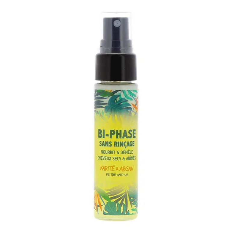 Démêlant bi-phase à l'argan et au karité 30ml