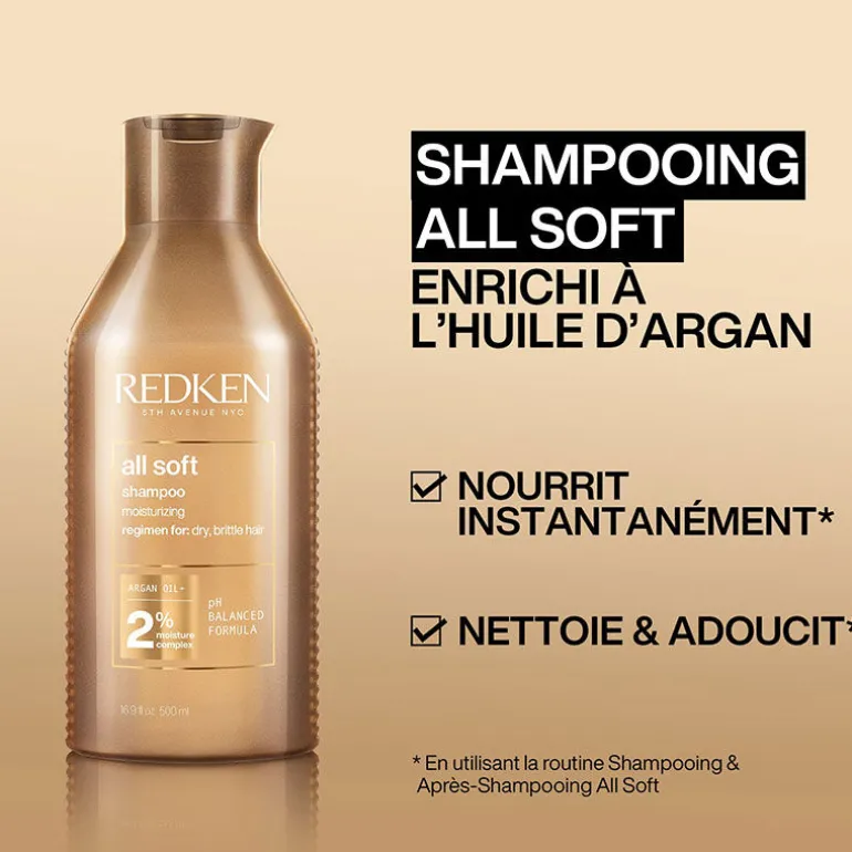 Duo hydratant cheveux secs et rêches All Soft