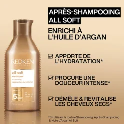Duo hydratant cheveux secs et rêches All Soft