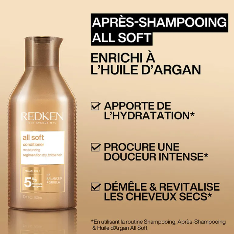 Duo hydratant cheveux secs et rêches All Soft