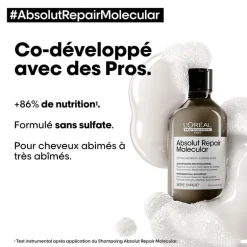 Duo recharge Absolut Repair Molecular + shampooing 500 ml