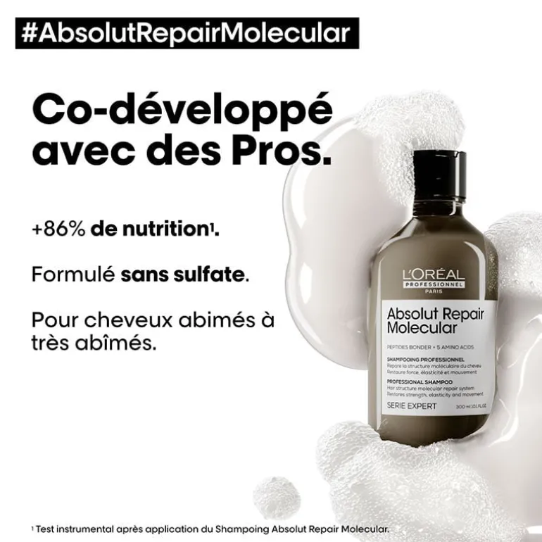 Duo recharge Absolut Repair Molecular + shampooing 500 ml