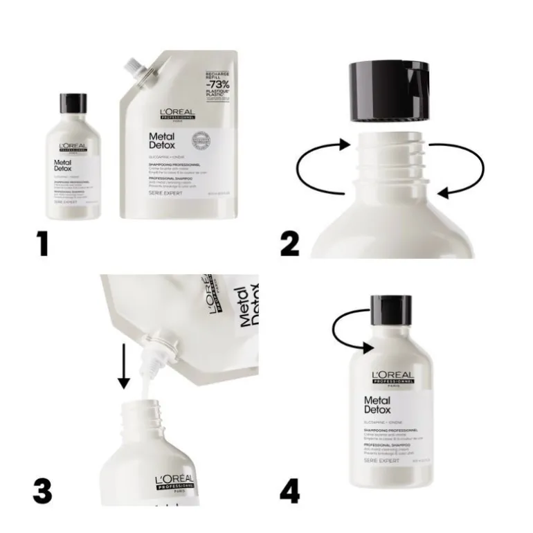 Duo recharge Metal Detox + shampooing 500ml