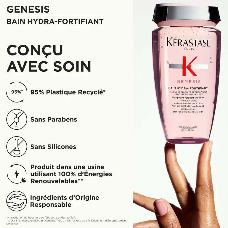 Duo réparation cheveux fragilisés Genesis