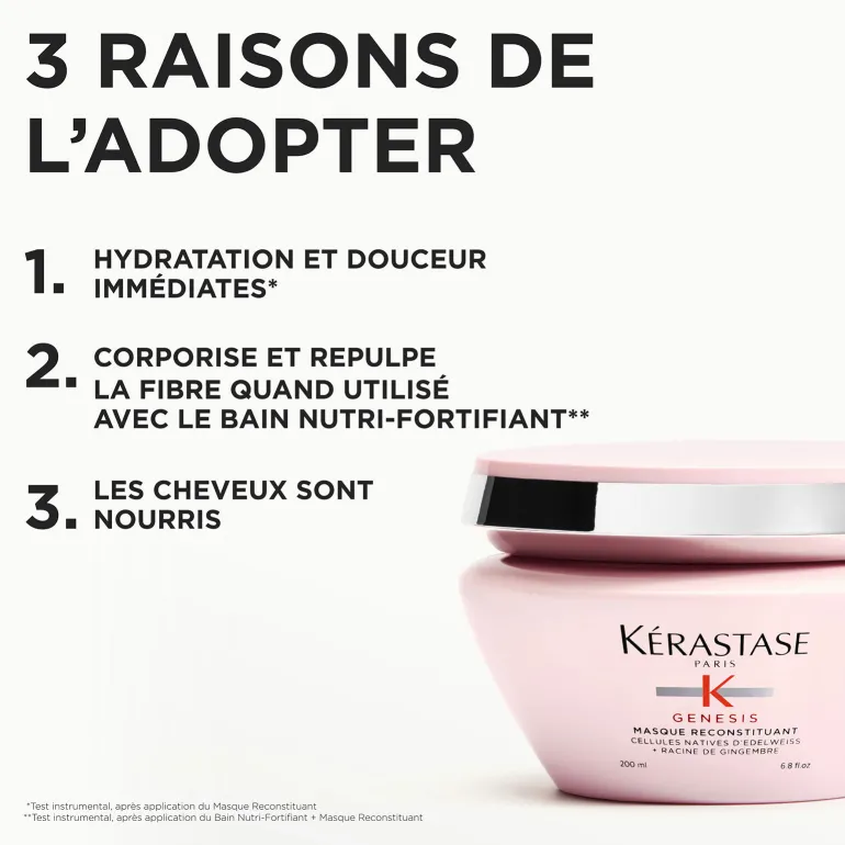 Duo réparation cheveux épais Genesis