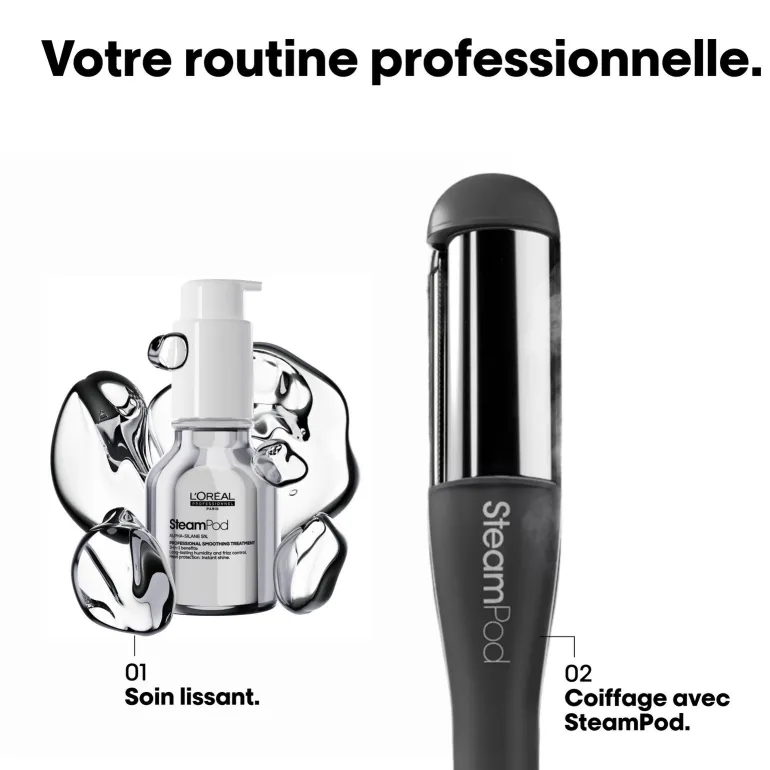 Duo SteamPod 4 édition limitée Meteora et soin lissant