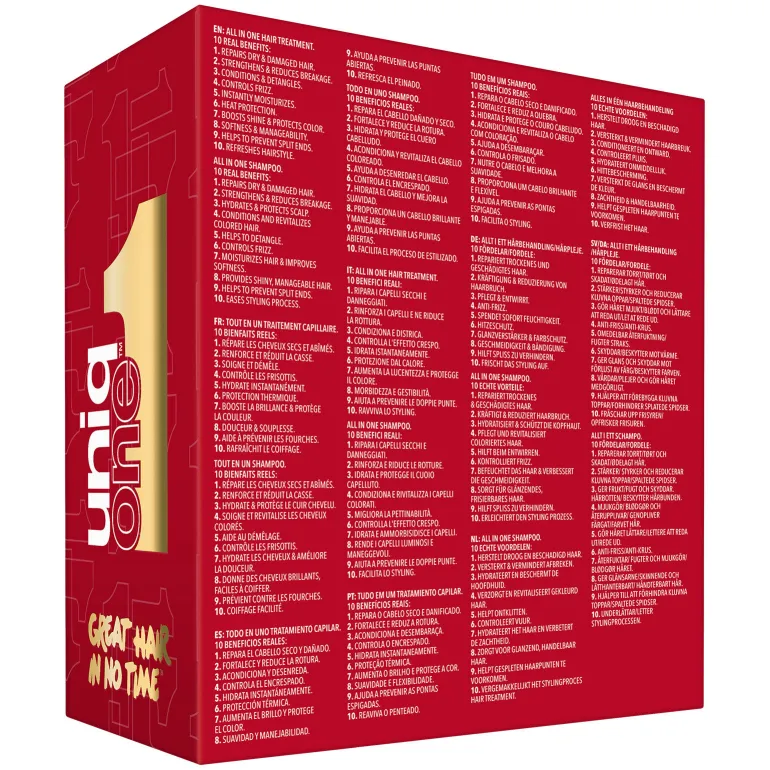 Duopack shampooing et spray 10 en 1 Uniq One