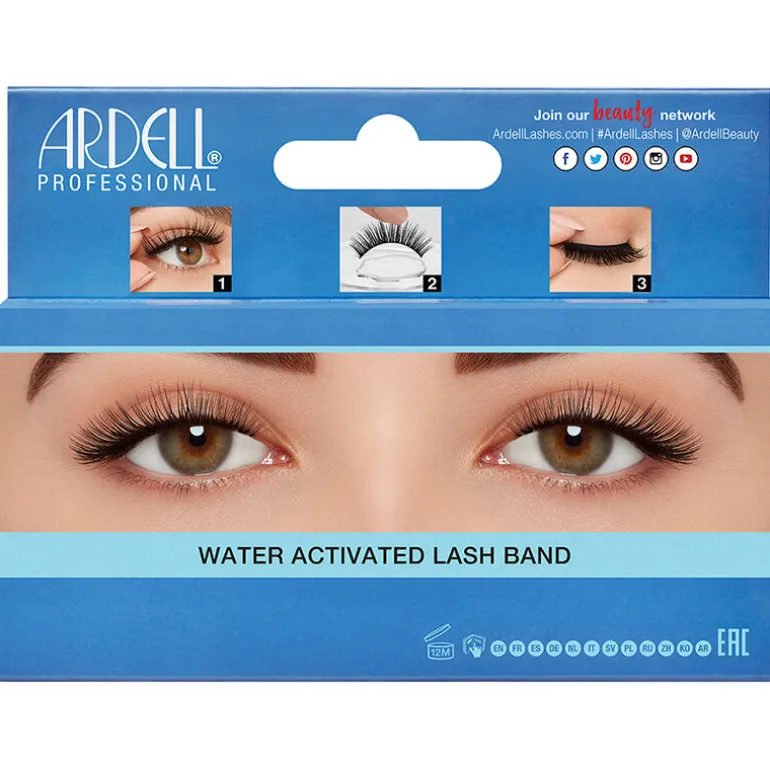 Faux cils Aqua Lashes adhésif à activer avec de l'eau 340