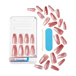 Faux ongles Gel Fantasy Long magnetic velvety effect west coat