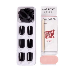 Faux ongles impress color all black