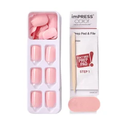 Faux ongles impress color pick me pink