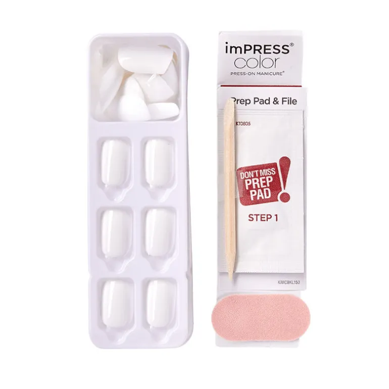 Faux ongles impress color frosting