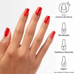 Faux ongles xpress/on slaying with fire