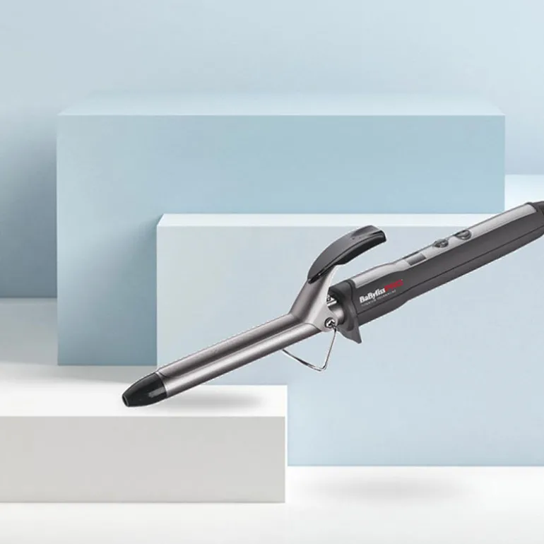 Fer à boucler titanium tourmaline programmable et digital 19mm