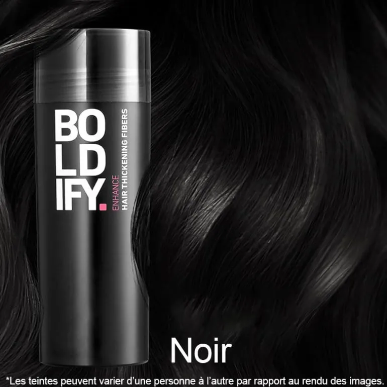 Fibres densifiantes pour cheveux noir