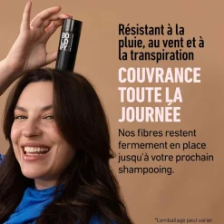 Fibres densifiantes pour cheveux noir