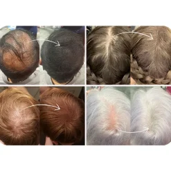 Fibres densifiantes pour cheveux blond foncé