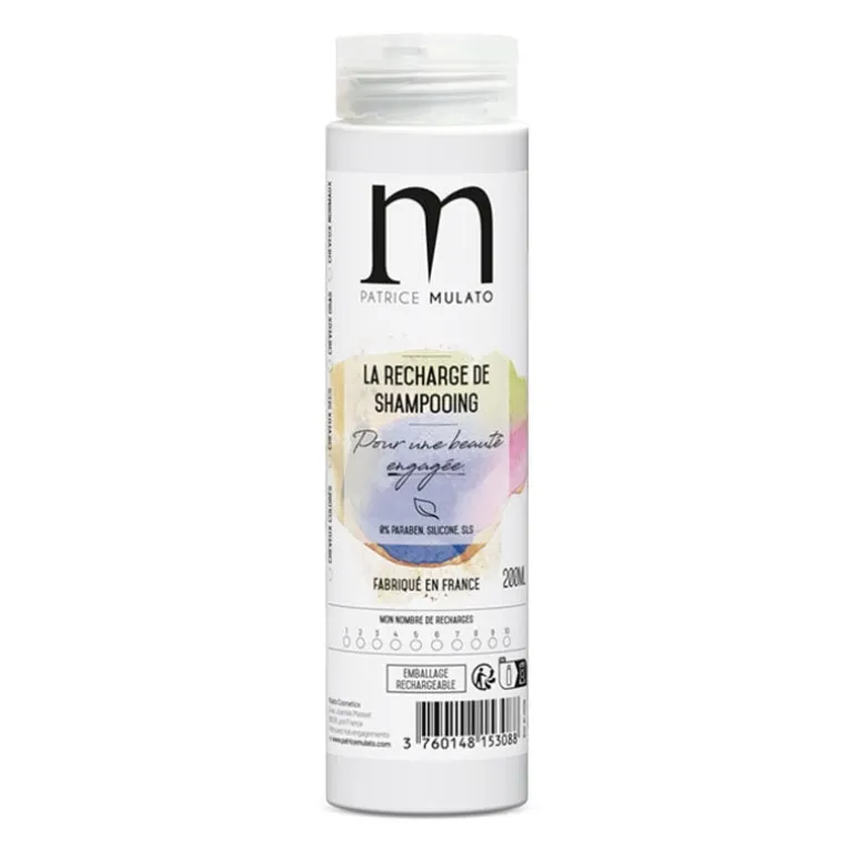 Flacon pour shampooing poudre à reconstituer