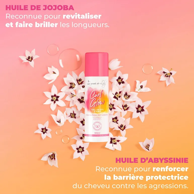 Gel en huile 3 en 1 Curl Glow