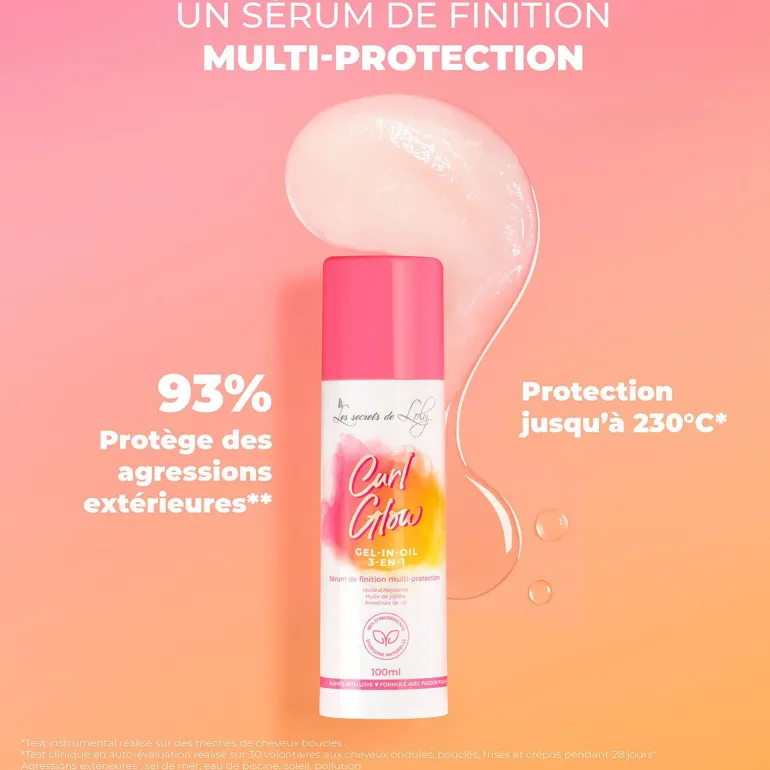 Gel en huile 3 en 1 Curl Glow