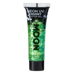 Gel néon à grosses paillettes Moon Glow vert