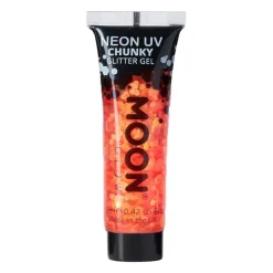 Gel néon à grosses paillettes Moon Glow orange