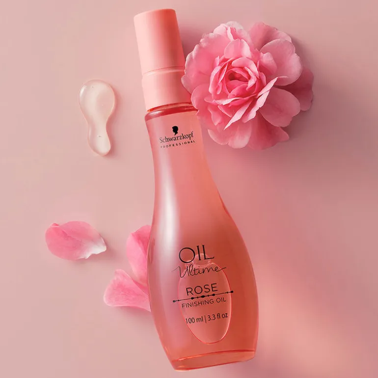 Huile de finition Rose pour cheveux fins ou stressés