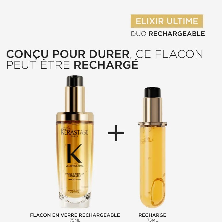 Huile originale Elixir Ultime recharge 75ml