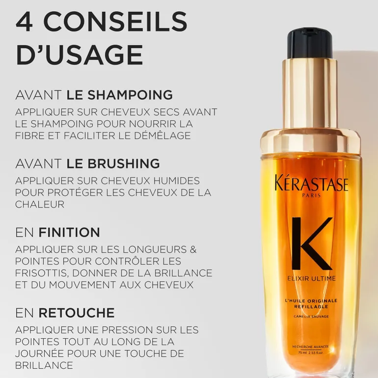 Huile originale Elixir Ultime recharge 75ml