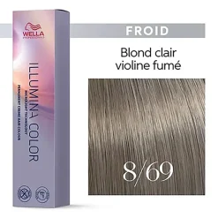 Illumina color 8/69 blond clair violine fumé