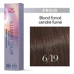 Illumina color 6/19 blond foncé cendré fumé
