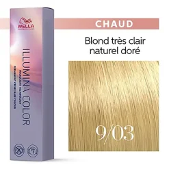 Illumina color 9/03 blond très clair naturel doré