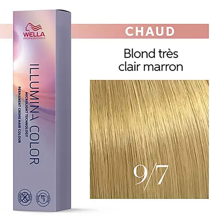 Illumina color 9/7 blond très clair marron