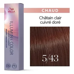 Illumina color 5/43 châtain clair cuivré doré