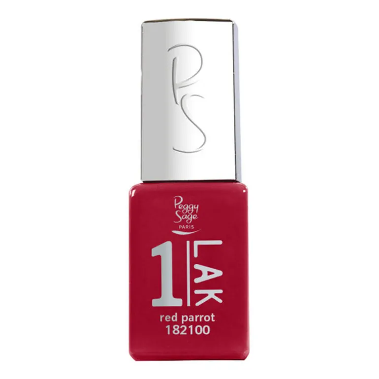 1-LAK vernis semi-permanent 3 en 1 red parrot